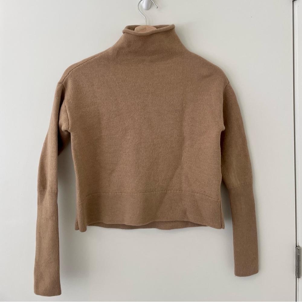 Wilfred Cropped Mockneck Sweater